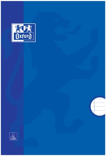 Schrift Oxford School A4 lijn 72 pagina's 80gr assorti-2