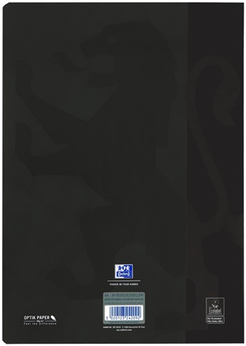 Schrift Oxford School A4 lijn 72 pagina's 80gr assorti-1