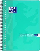 Collegeblok Oxford School A4 ruit 10x10mm 23-gaats 160 pagina's 80gr assorti-3
