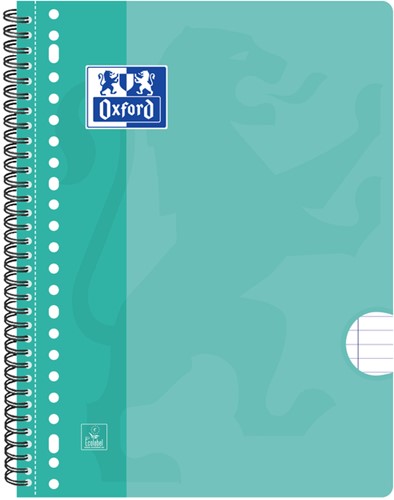 Collegeblok Oxford School A4+ lijn 23-gaats 160 pagina's 80gr assorti-2