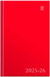 Schoolagenda 2025-2026 Ryam Studie Uni 7dagen/2pagina's rood