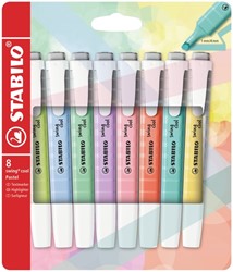 Markeerstift STABILO Swing cool 275/8 assorti etui à 8 stuks