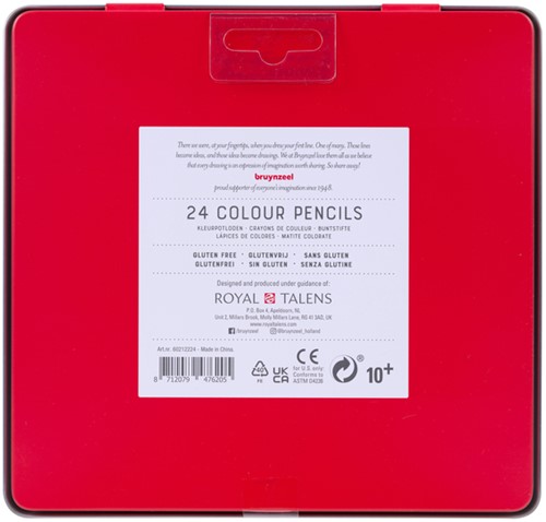 Kleurpotlood Bruynzeel blik à 24 kleuren-3