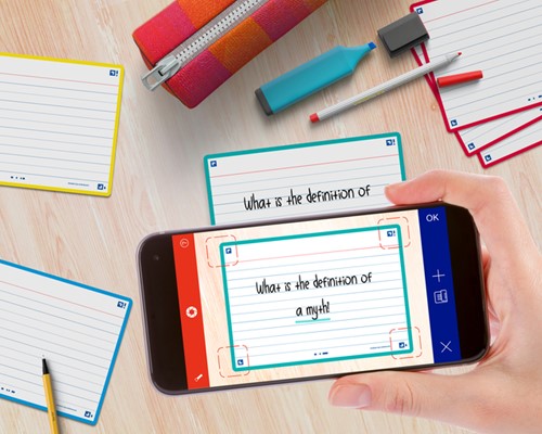 Flashcard Oxford 2.0 75x125mm 80 vel 250gr lijn assorti-2