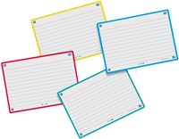 Flashcard Oxford 2.0 75x125mm 80 vel 250gr lijn assorti-3