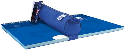 Pennenetui Oxford rond blauw-5