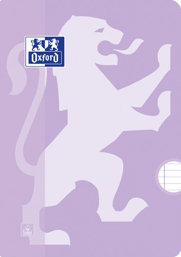Schrift Oxford School A4 lijn 72 pagina's 80gr pastel seal à 3 stuks-3