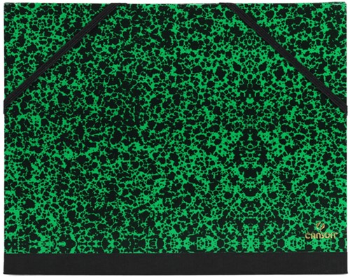 Tekenmap Canson Studio Annonay elastieksluiting 280x380mm groen-1