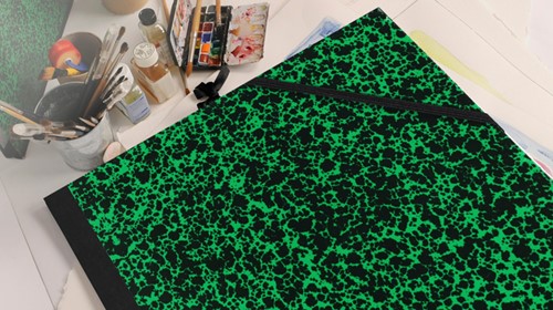 Tekenmap Canson Studio Annonay elastieksluiting 610x810mm groen-2