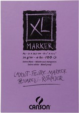 Tekenblok Canson XL Marker A4 70gram 100vel-2
