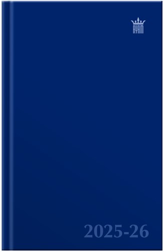 Schoolagenda 2025-2026 Ryam Studie Uni 7dagen/2pagina's donkerblauw