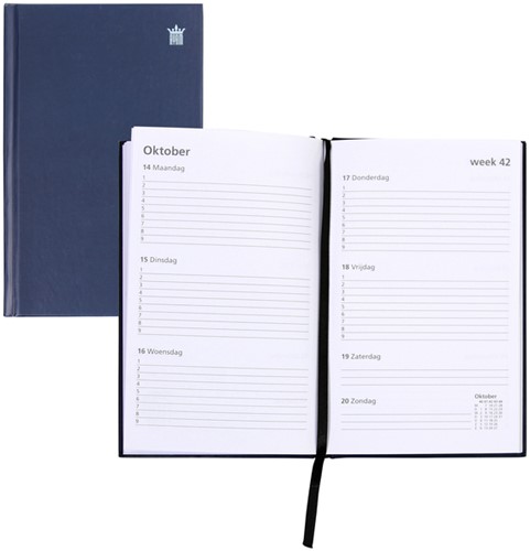 Schoolagenda 2025-2026 Ryam Studie Uni 7dagen/2pagina's donkerblauw-2
