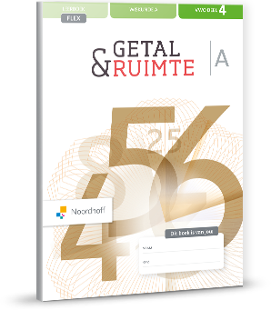 Getal & Ruimte ed 12.0 vwo A 4 FLEX boek + online
