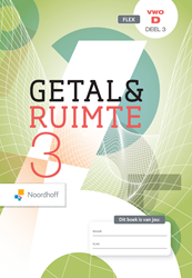 Getal & Ruimte ed 11.0 vwo D 3 FLEX boek