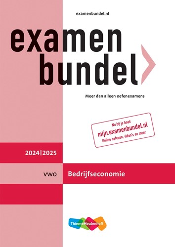 Examenbundel online + boek vwo Bedrijfseconomie 2024/2025 - Beperkt leverbaar