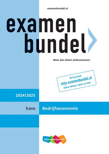Examenbundel online + boek havo Bedrijfseconomie 2024/2025 - Beperkt leverbaar