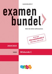 Examenbundel online + boek vwo Wiskunde C 2024/2025 - Beperkt leverbaar