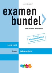 Examenbundel online + boek havo Wiskunde B 2024/2025 - Beperkt leverbaar