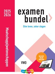 Examenbundel online + boek vwo Maatschappijwetenschappen 2025/2026