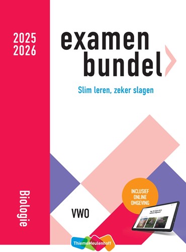 Examenbundel online + boek vwo Biologie 2025/2026