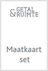 Getal & Ruimte Maatkaart set à 10 stuks - Beperkt leverbaar