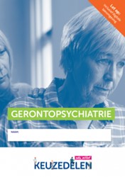 Keuzedeel Gerontopsychiatrie | Combipakket