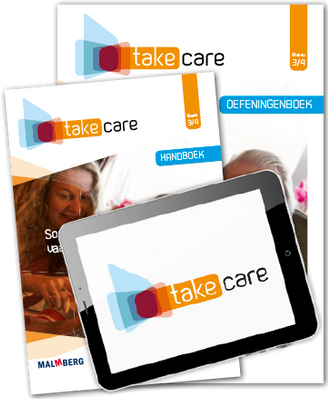 Take Care niv. 3/4 Sociale en comm. vaardigh. (hand&oefenboek + licentie 60mnd)