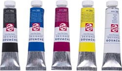 Talens Gouache plakkaatverf extra fijn set 5x20ml